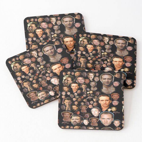 Item preview, Nicholas Cage Faces Pattern - Nicolas Cage - Nick Cage - Nic Cage Faces Pattern designed and sold by PAFDesign.