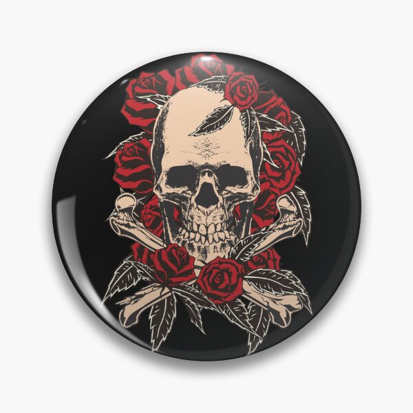 Item preview, Skull and Crossbones Gothic Roses designed and sold by Cute & Sassy Custom Gifting Boutiques.