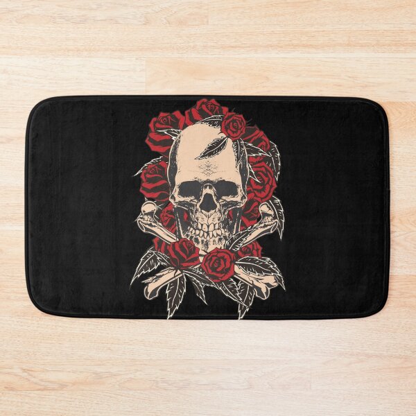 Item preview, Skull and Crossbones Gothic Roses designed and sold by tamdevo1.