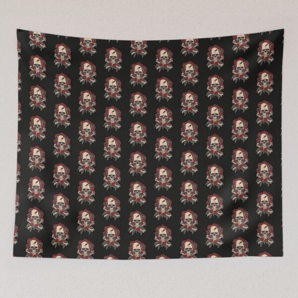 Item preview, Skull and Crossbones Gothic Roses designed and sold by tamdevo1.