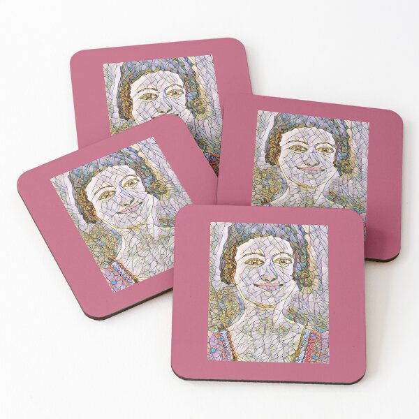 Item preview, Mosaic vintage lady  designed and sold by NewPages.