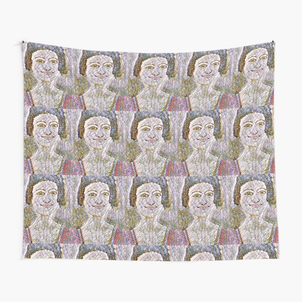Item preview, Mosaic vintage lady  designed and sold by NewPages.