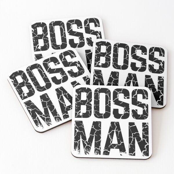 Item preview, BOSS MAN distressed 4 designed and sold by KingsManKind.