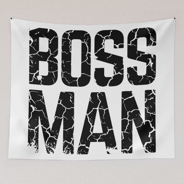Item preview, BOSS MAN distressed 4 designed and sold by KingsManKind.
