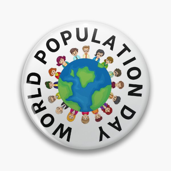 Item preview, world population day July 11 2022 designed and sold by Onewalkdesign.