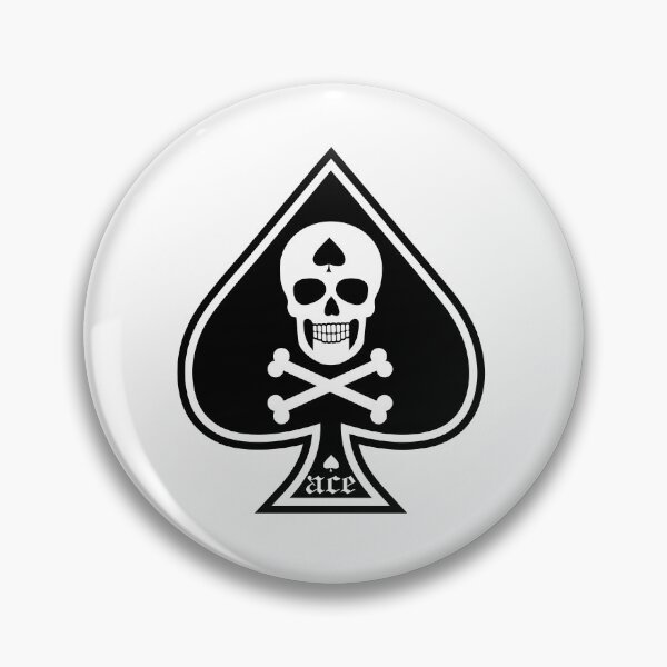Item preview,  ace of spades with skull designed and sold by amid999.