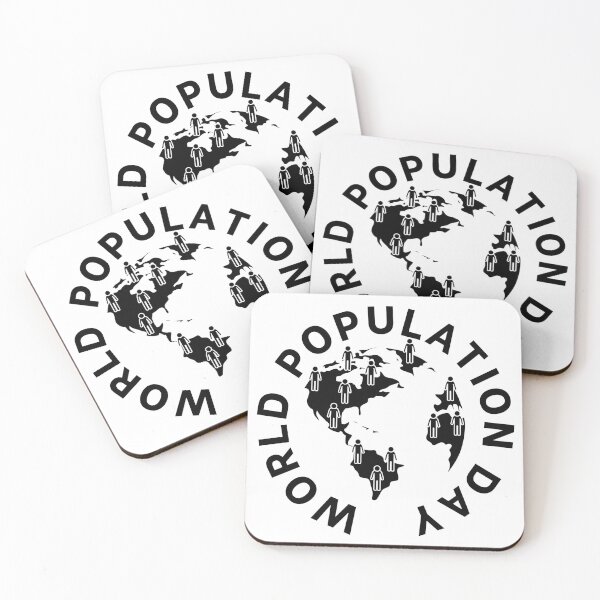 Item preview, world population day Black and White Design designed and sold by Onewalkdesign.