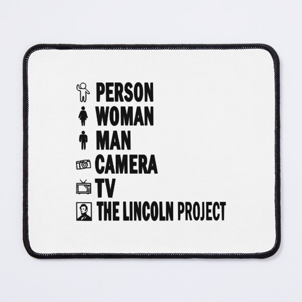Item preview, Person Woman Man Camera TV The Lincoln Project T-Shirt designed and sold by Ghesdte90.