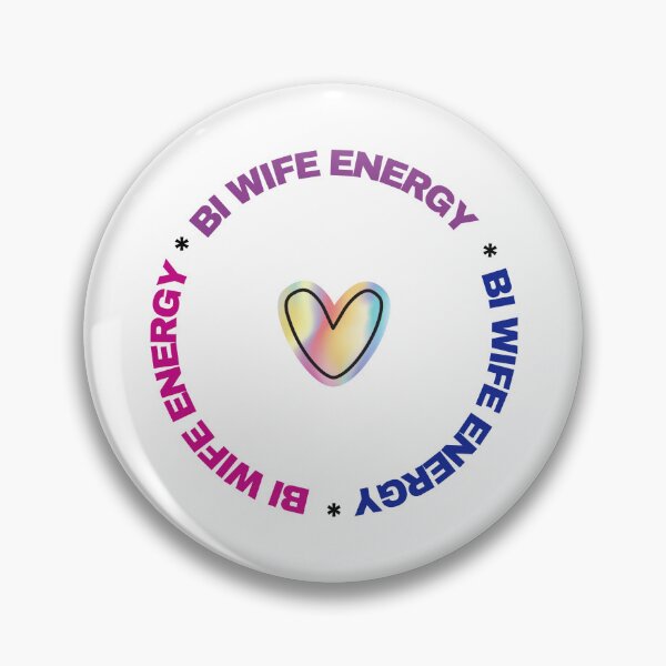 Item preview, Bi wife energy, bisexual colors. Girl power designed and sold by T-Look.