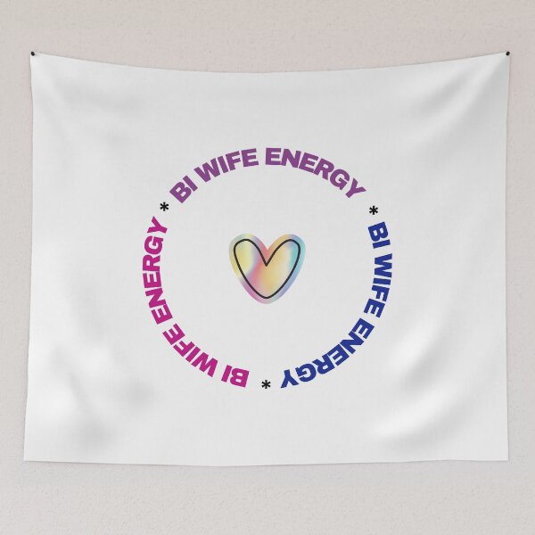 Item preview, Bi wife energy, bisexual colors. Girl power designed and sold by T-Look.