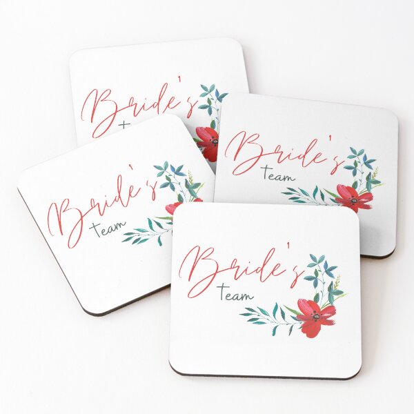 Item preview, 'Bride's Team' Bridal Shower Bachelorette T-Shirt Design designed and sold by deepakrode7.