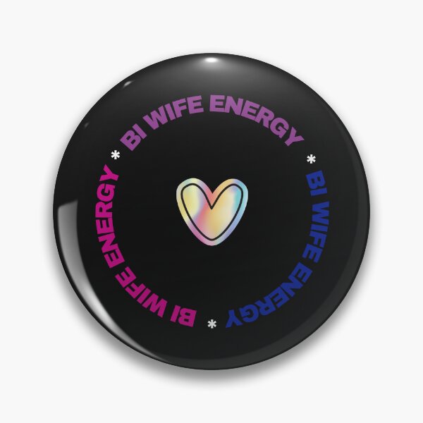 Item preview, Bi wife energy, bisexual colors. Girl power designed and sold by T-Look.