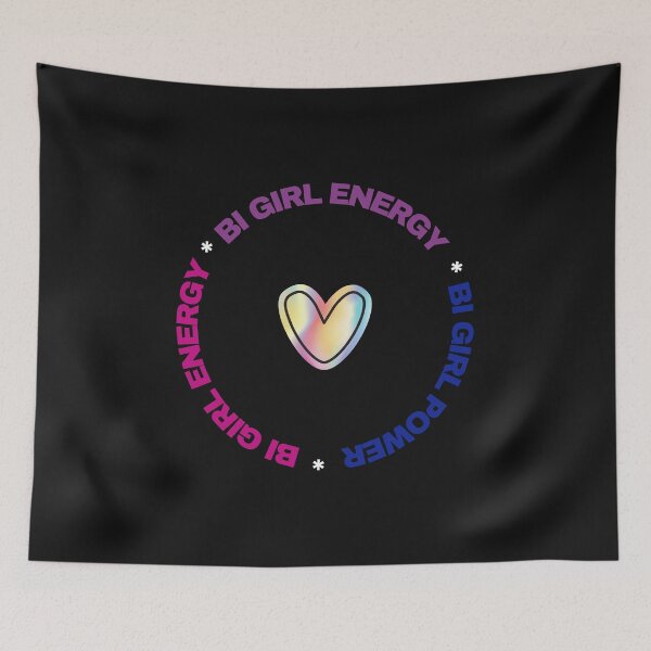 Item preview, Bi girl energy, bisexual colors. Girl power designed and sold by T-Look.