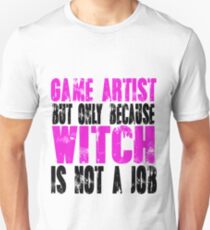 Game Artist Witch Slim Fit T-Shirt