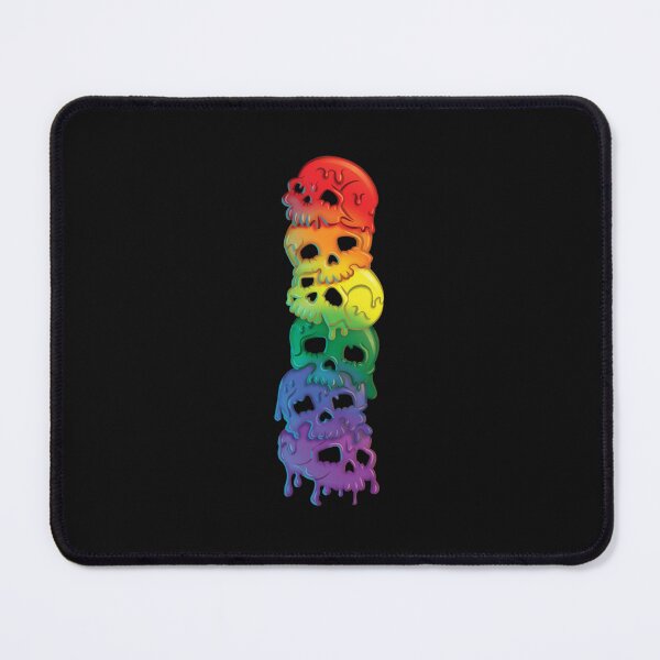 Item preview, Gay Pride Flag Rainbow Skulls LGBT designed and sold by urbainplne.
