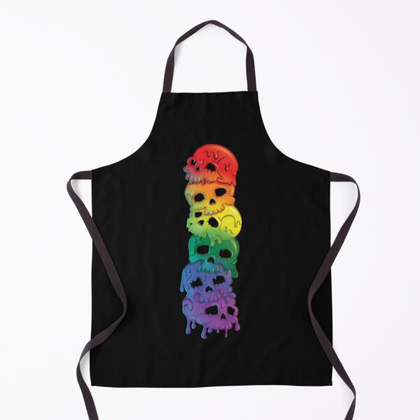 Item preview, Gay Pride Flag Rainbow Skulls LGBT designed and sold by urbainplne.