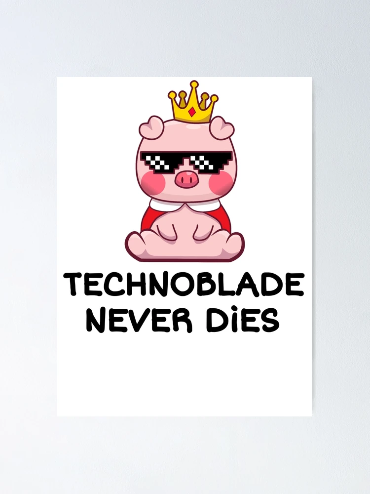 Technoblade never dies spelled out in his writing. Rest well