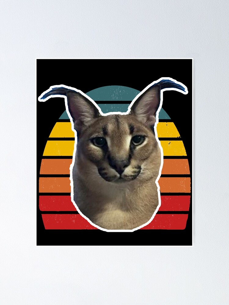 Póster for Sale con la obra «Gran Gato Floppa Meme» de momshow