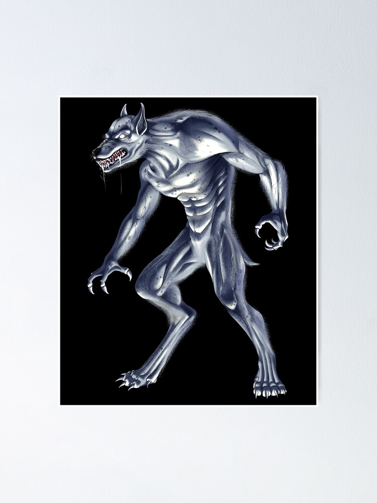 "Cryptid Beast Dogman" Poster for Sale by underheaven | Redbubble