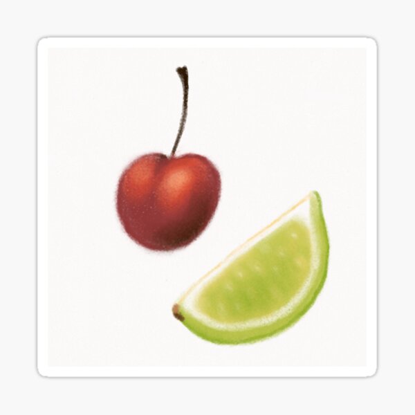 Cherry & Lime Sticker