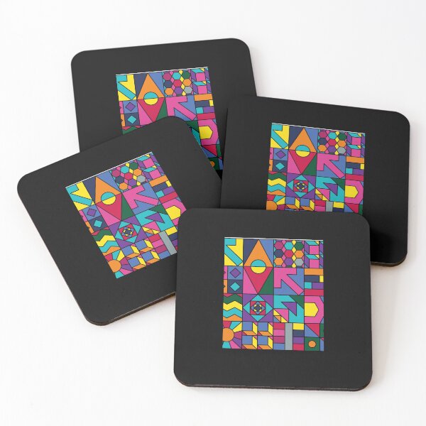 Item preview, Geometric artwork in a charming pop art style designed and sold by urbainplne.