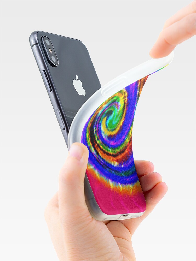 Alternate view of Tie Dye Swirls iPhone Case & Cover