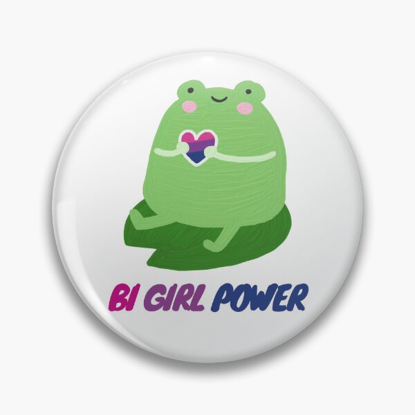 Item preview, Bi girl energy, bisexual colors. Bi froggy designed and sold by T-Look.