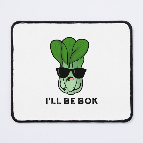 Item preview, I'll Be Bok Funny Veggie Bok Choy Puns  designed and sold by punnybone.