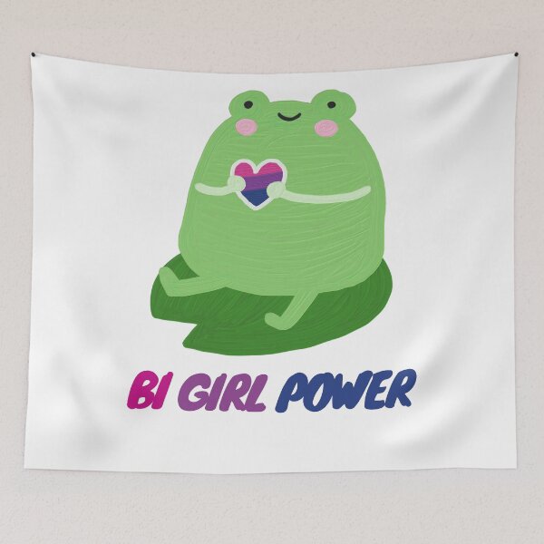 Item preview, Bi girl power, bisexual colors. Bi froggy designed and sold by T-Look.