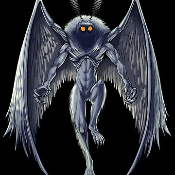 Mothman cryptid outlet sculpture