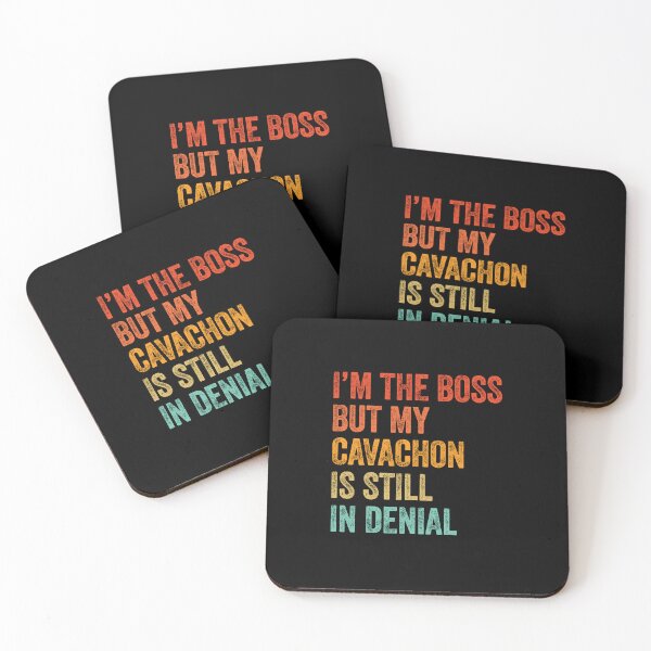 Item preview, I'm The Boss Cavachon Still In Denial Dog Gift designed and sold by Guarddogdrive.