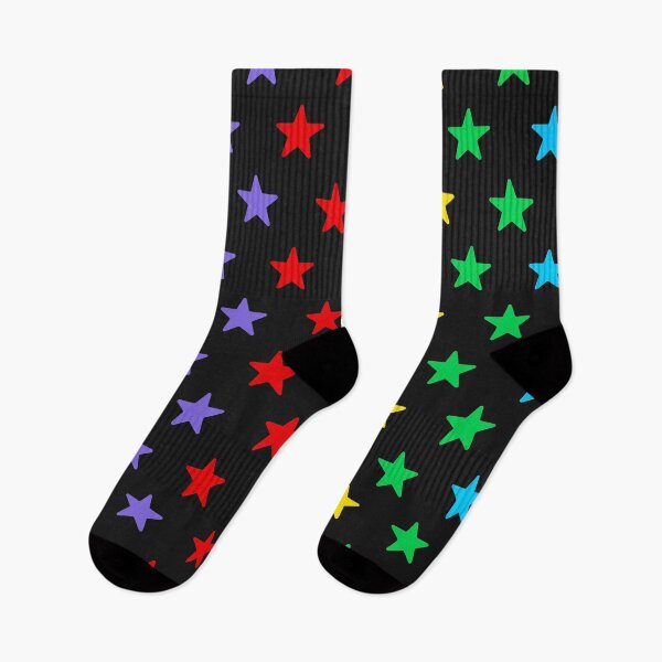 Item preview, rainbow stars designed and sold by KatisDesign.