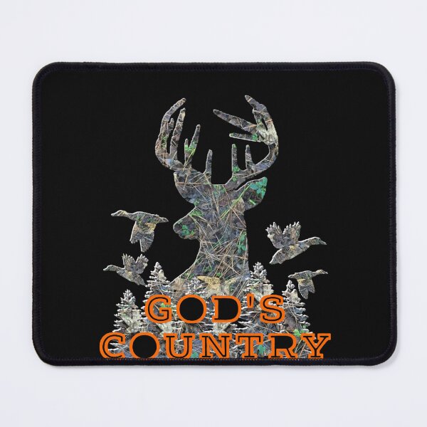 Item preview, God's Country Camouflage Whitetail Buck Deer, Camo Flying Ducks, Deer Hunting Camo Design designed and sold by LifeCrush.