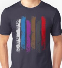 BJJ Belt Rank Vertical Stripes Shirt for Jiu Jitsu Unisex T-Shirt