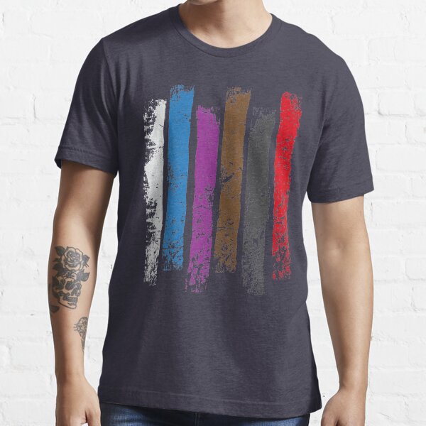 BJJ Belt Rank Vertical Stripes Shirt for Jiu Jitsu Essential T-Shirt
