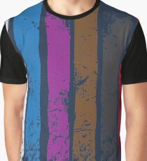 BJJ Belt Rank Vertical Stripes Shirt for Jiu Jitsu Graphic T-Shirt