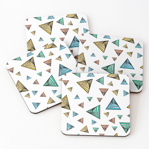 Item preview, striped triangle seamless pattern designed and sold by Hartics.