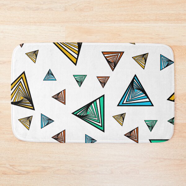 Item preview, striped triangle seamless pattern designed and sold by Hartics.