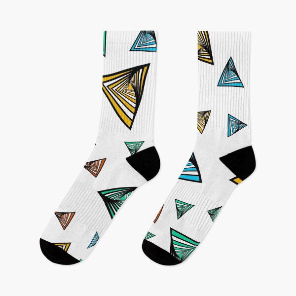 Item preview, striped triangle seamless pattern designed and sold by Hartics.