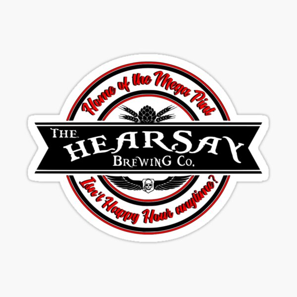 The Hearsay Brewing Co Sticker