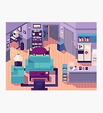 Jerry Seinfeld Apartment 5A Isometric Photographic Print