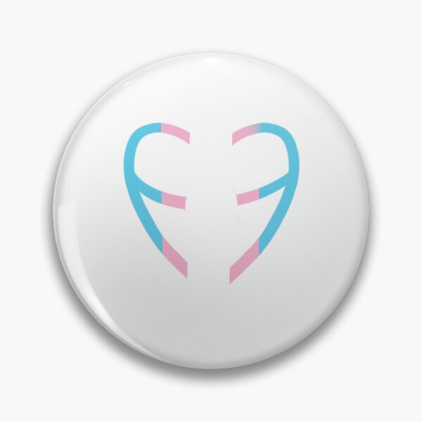 Item preview, Subtle transgender Flag  Toyota Heart emblem  designed and sold by Lexie-bear.