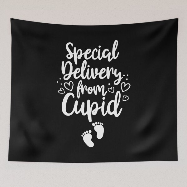 Item preview, Special Delivery From Cupid Valentine Pregnancy Announcement designed and sold by haselshirt.