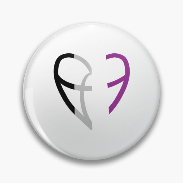 Item preview, Subtle asexual  Flag  Toyota Heart emblem  designed and sold by Lexie-bear.