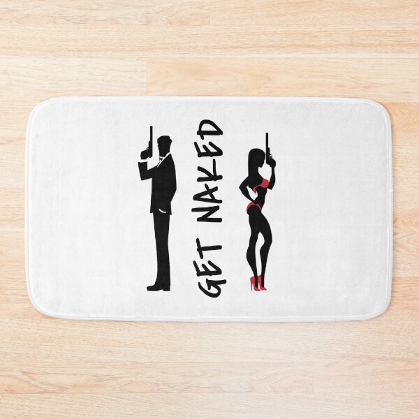 Item preview, Get Naked - Funny & Sexy Bath designed and sold by PAFDesign.