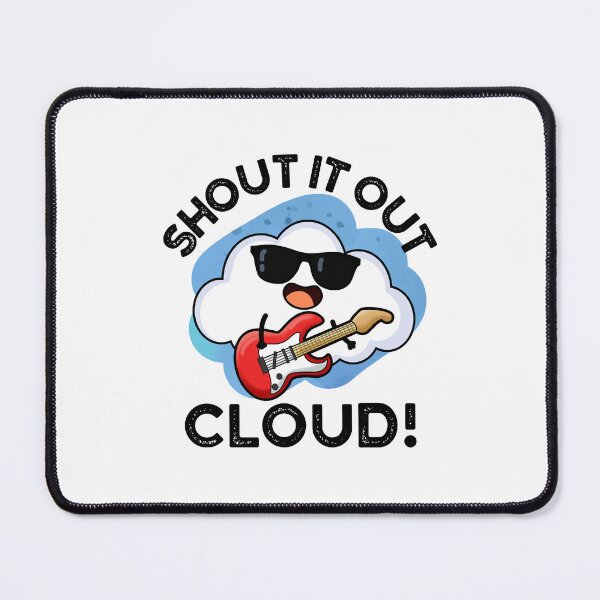 Item preview, Funny Cloud Puns - Shout It Out Cloud designed and sold by punnybone.