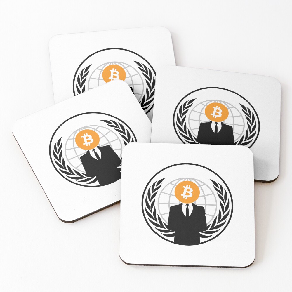 Item preview, Coasters (Set of 4) designed and sold by TheBitcoinStore.