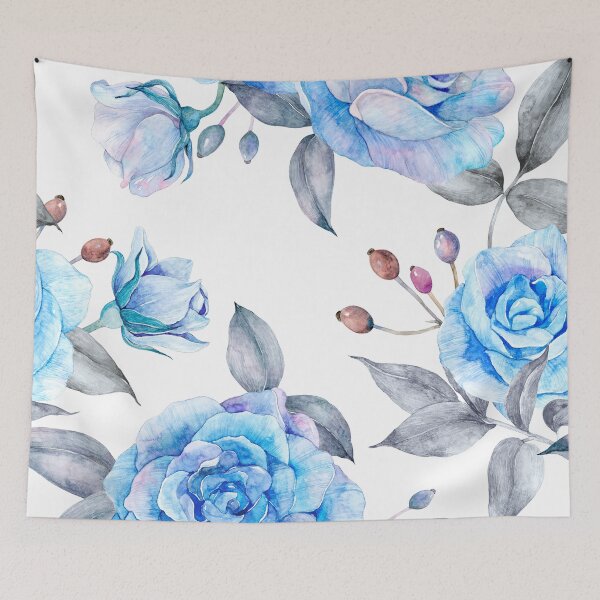 Item preview, blue roses designed and sold by KatisDesign.