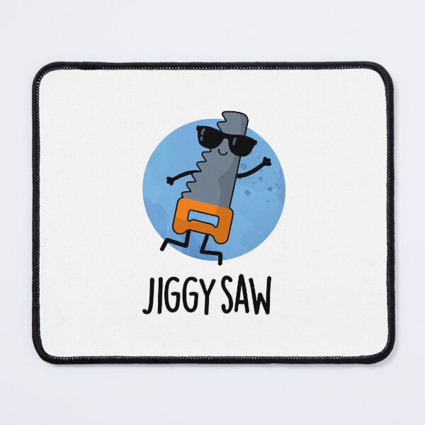 Item preview, Jiggy Saw Funny Tool Puns designed and sold by punnybone.