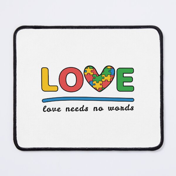 Item preview, Love needs no words designed and sold by Gabi Siebenhühner.